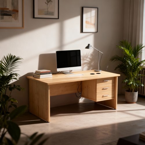 Wooden desk