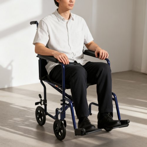 Transport wheelchair